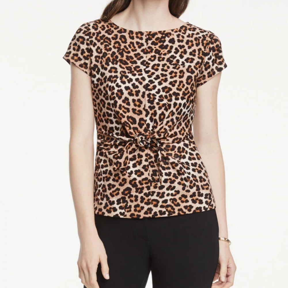 Leopard print blouse